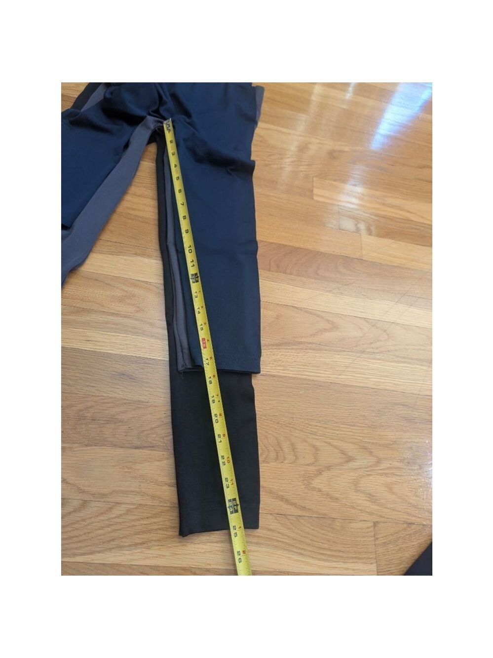Sofra Leggings Black Gray Navy Free Size Set of 3 - Picture 7 of 8